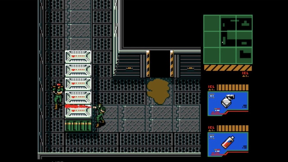 Game screen from Metal Gear 2: Solid Snake