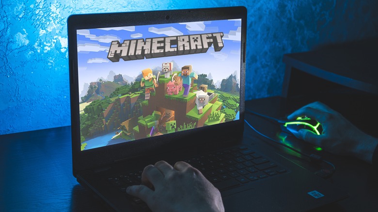 Minecraft on laptop