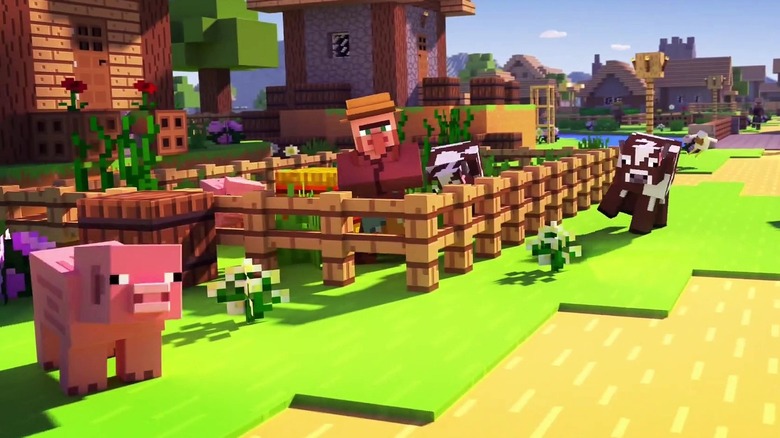 Minecraft village farm