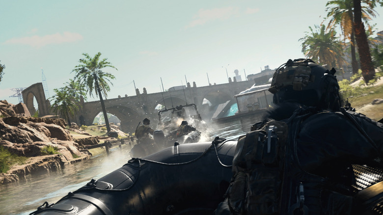 "Call of Duty: Warzone 2.0" boat battle