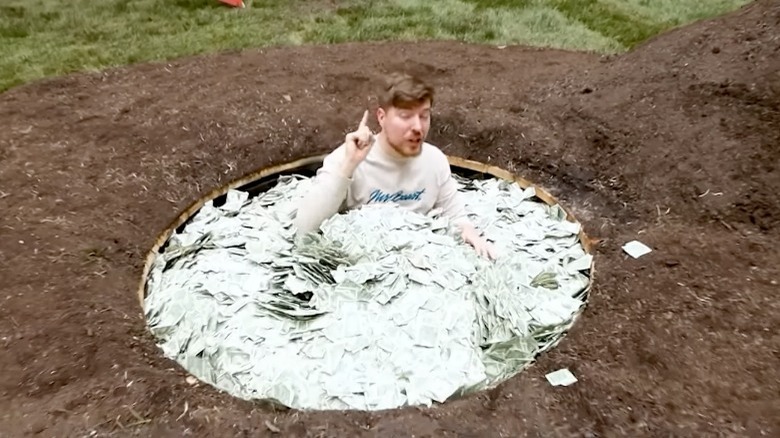 MrBeast in Money pit