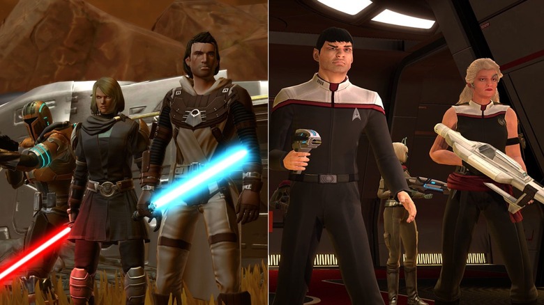 Jedi crew/Starfleet crew