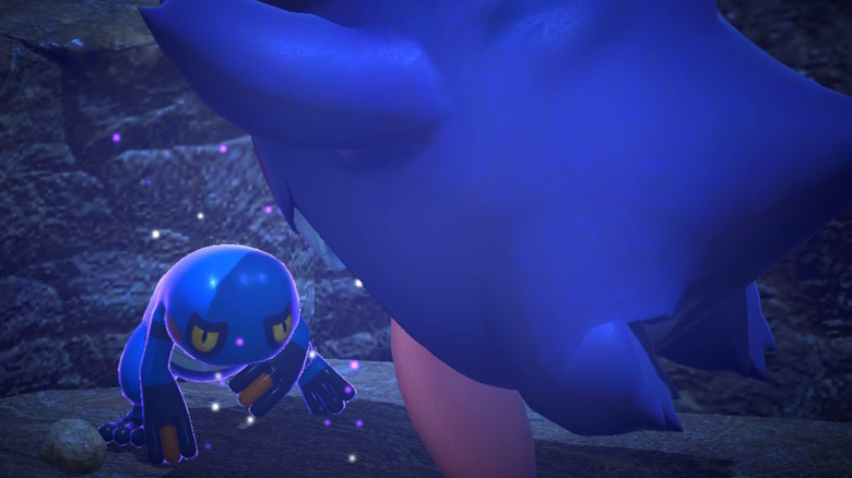 Gengar Sticks Tongue Out at Croagunk