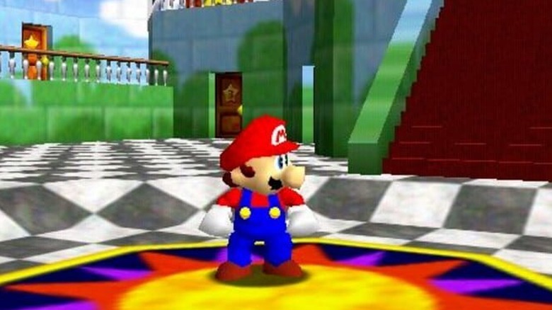 Mario in Super Mario 64