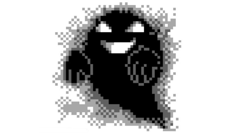 Unidentified Gastly, or Black version's GHOST