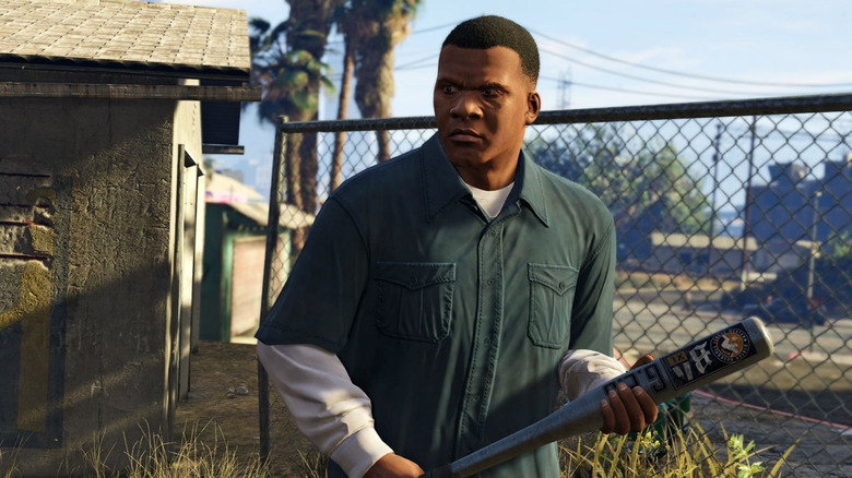 GTA V Franklin bat