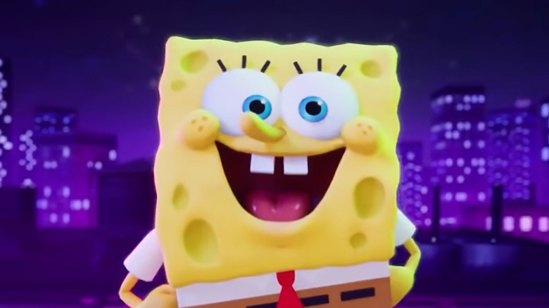 Nintendo All-Star Brawl Sponge Bob Smiles