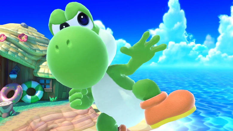 Super Smash Bros. Ultimate Yoshi mean mugging