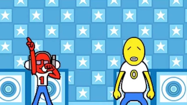 red guy and yellow guy rapping