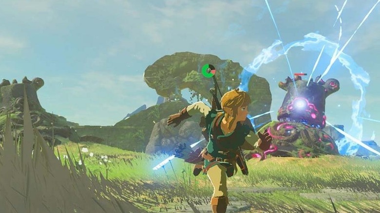 Breath of the Wild Link running