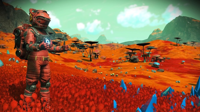 No Man's Sky solo player red planet