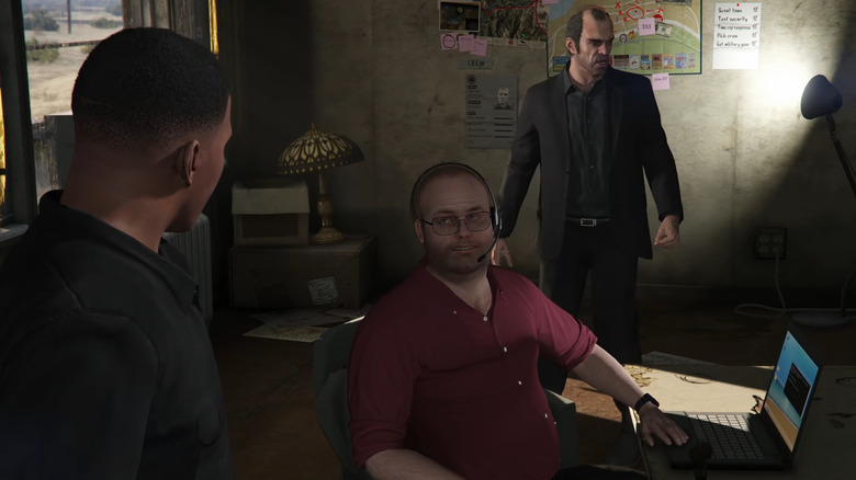 GTA 5 characters conversing