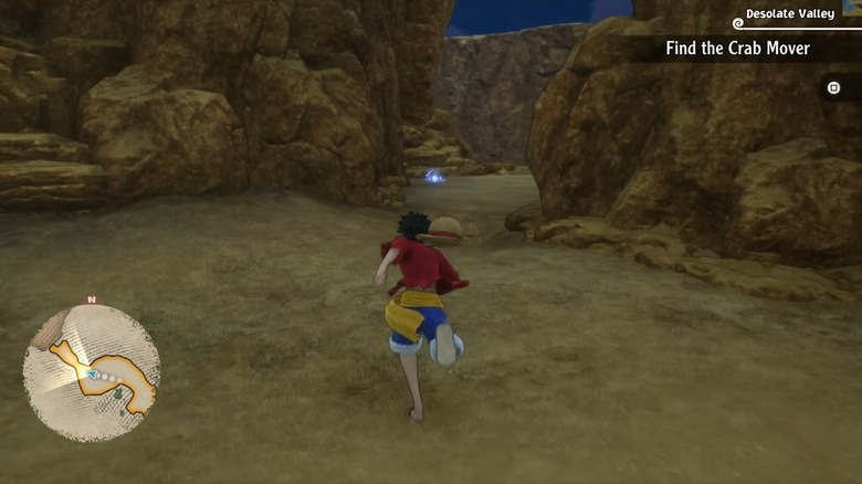 Luffy running across the desert to find More Important Than Berries photo