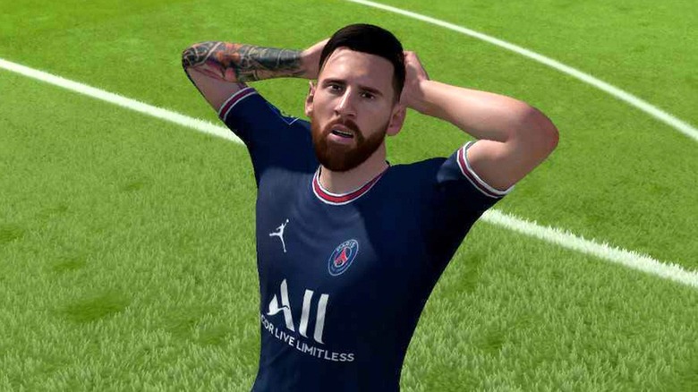 FIFA Messi shocked face