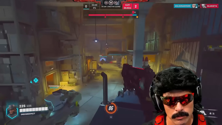 Dr disrespect overwatch 2 gameplay