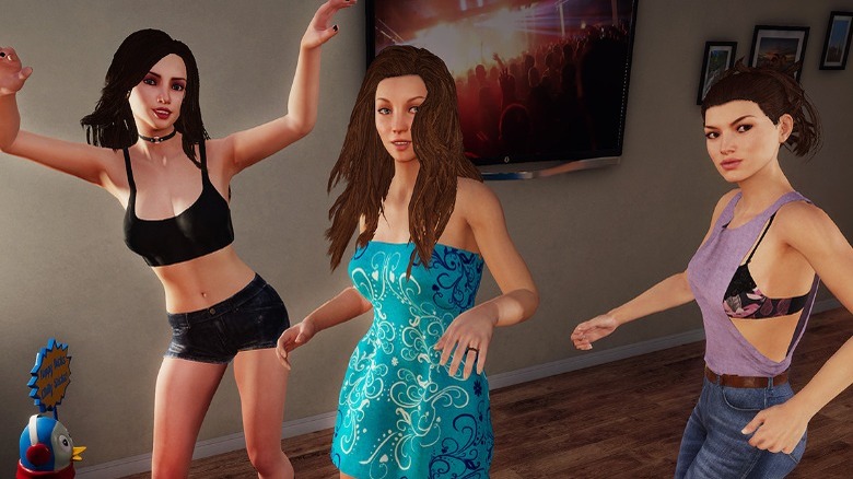 Girls dancing in House Party