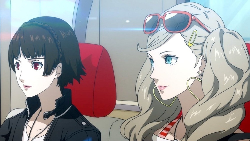 Makoto and Ann sitting together