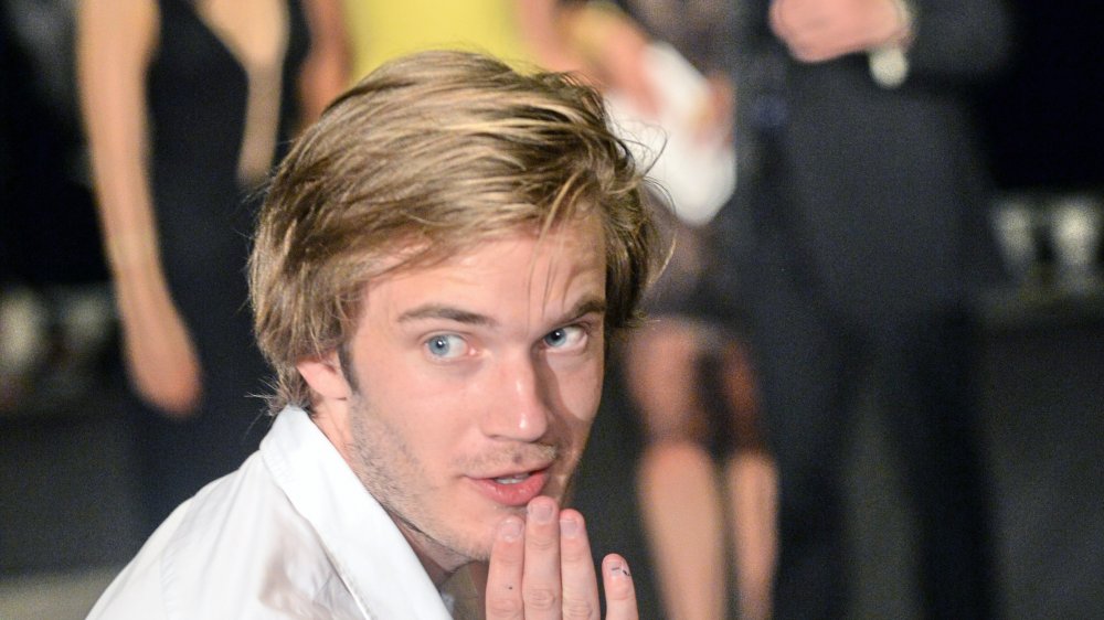 PewDiePie at the Social Star Awards in Singapore