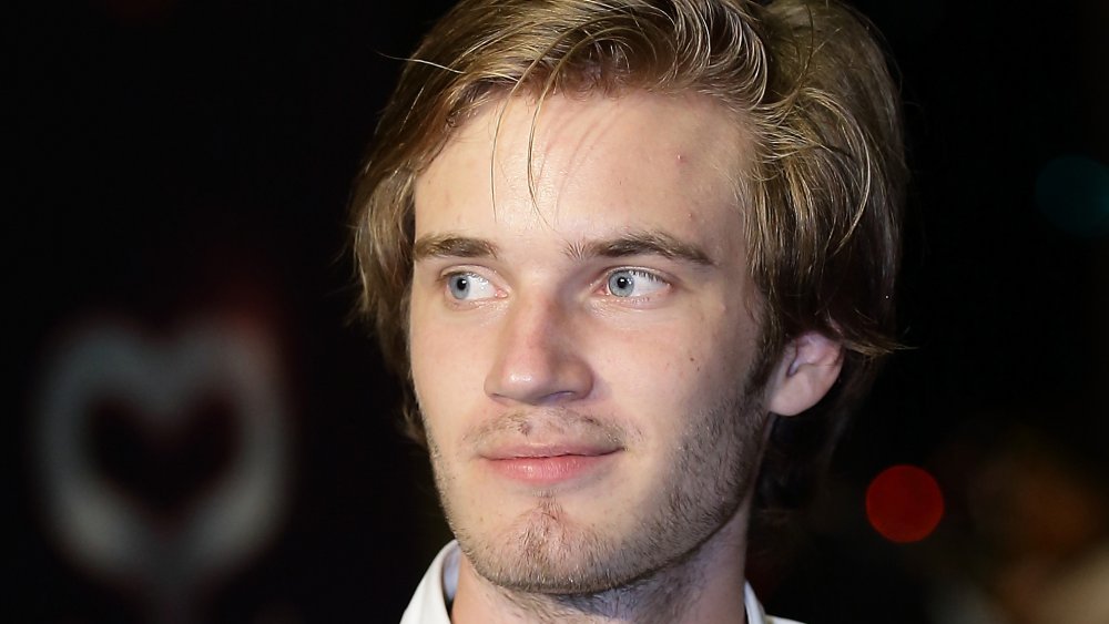 PewDiePie at the Social Star Awards in Singapore