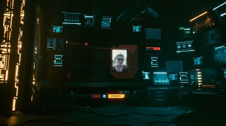 Cyberpunk 2077 developer's room