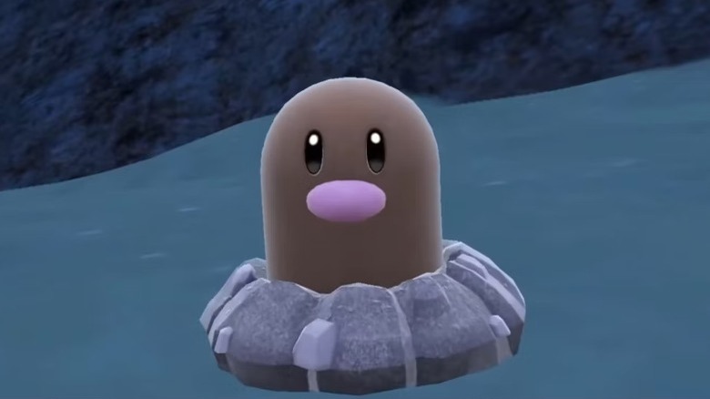 Diglett popping out of the ground
