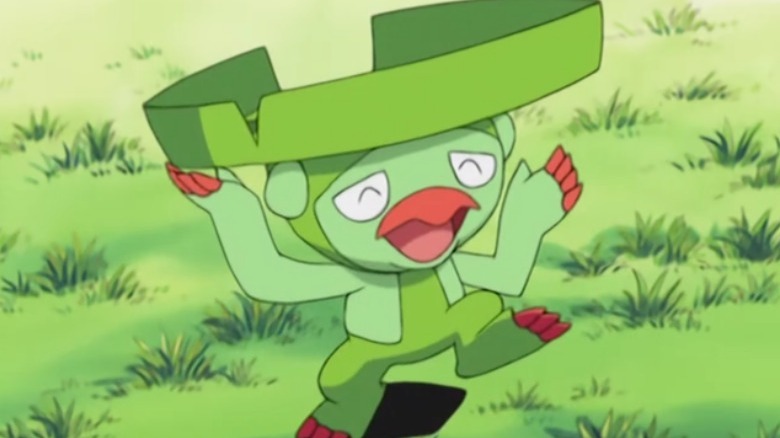 lombre pokemon anime smile dance