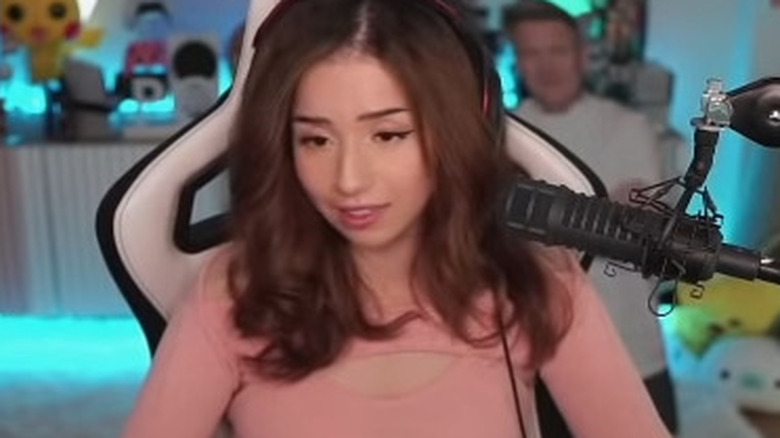 Pokimane talking to viewers