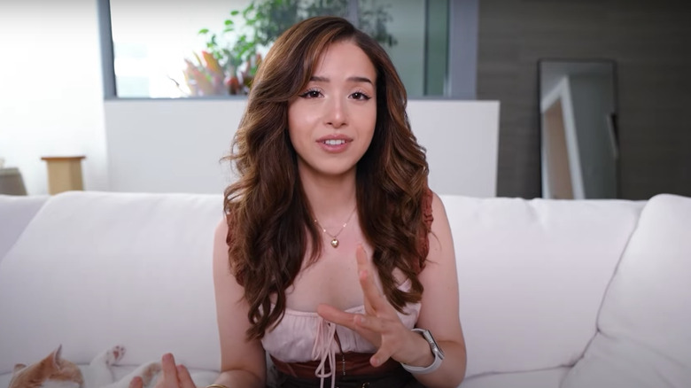 Pokimane explaining her burnout