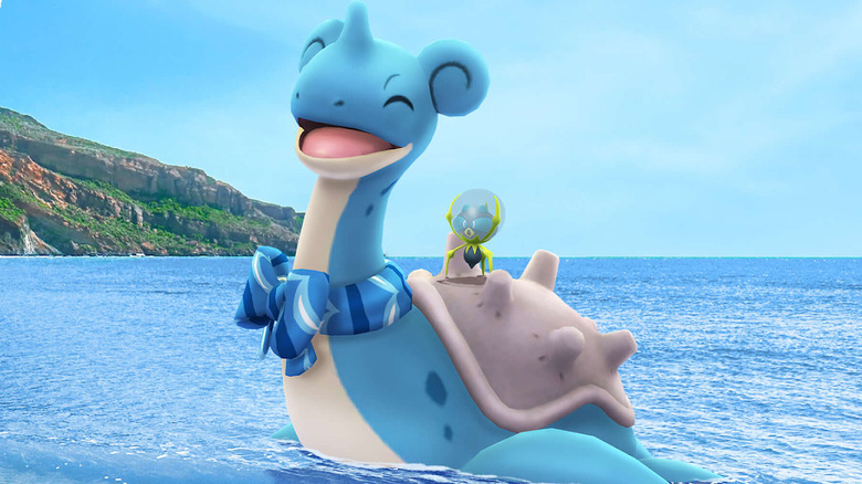 Lapras smiling