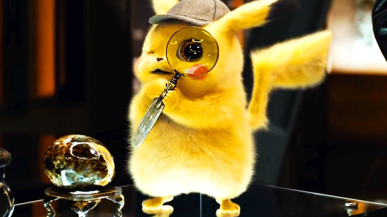 Detective Pikachu searches