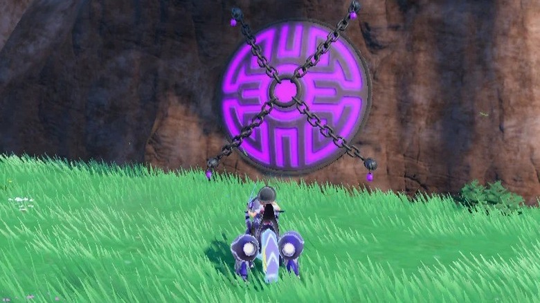 Trainer finding shrine door