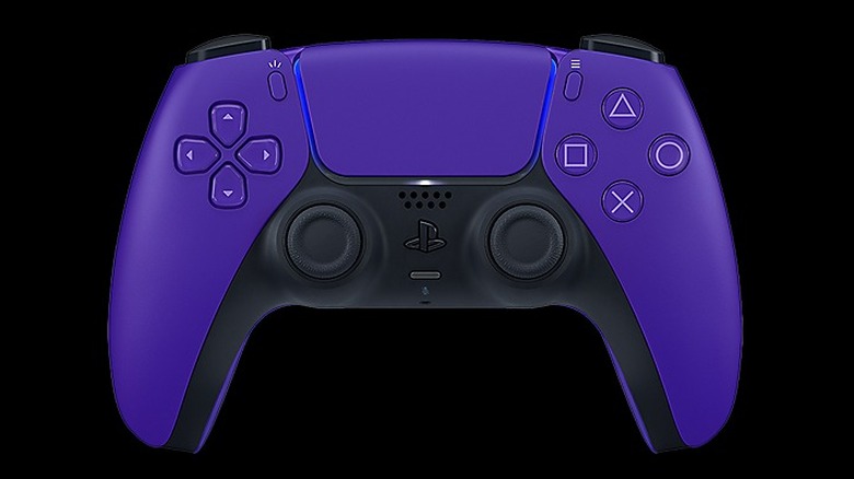 Purple DualSense controller