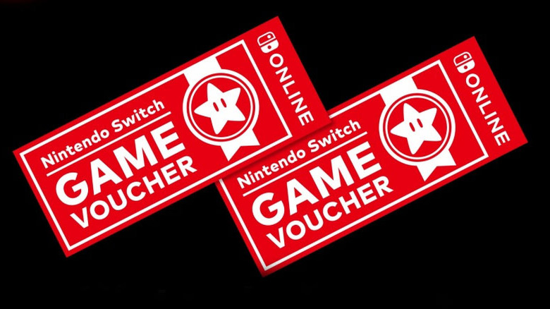 Nintendo Switch Online vouchers