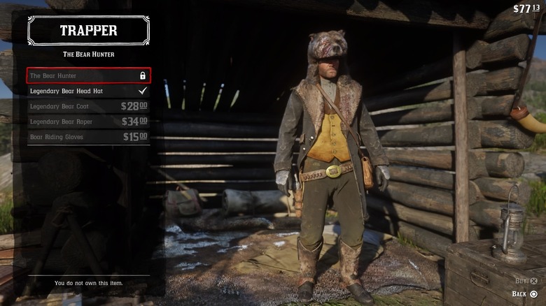 Red Dead Redemption 2 trapper outfit