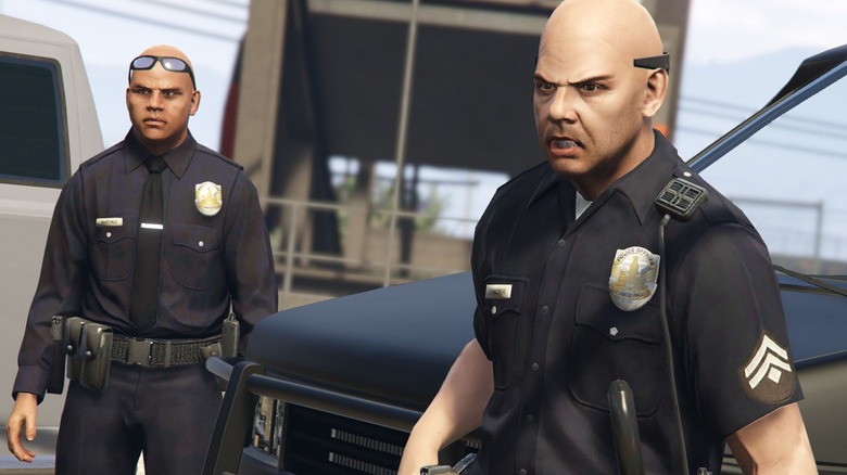 GTA cops with SUV