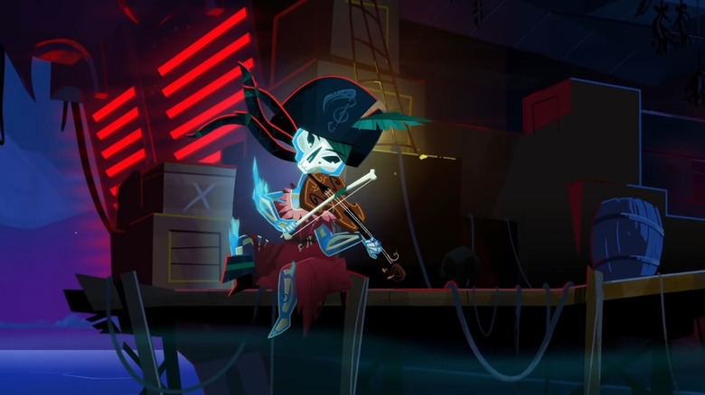 Monkey Island violin playing ghost