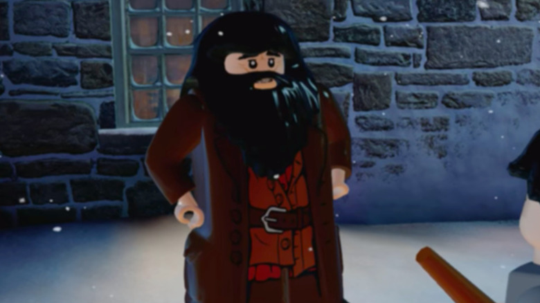 Hagrid in Lego Dimensions talks to the player