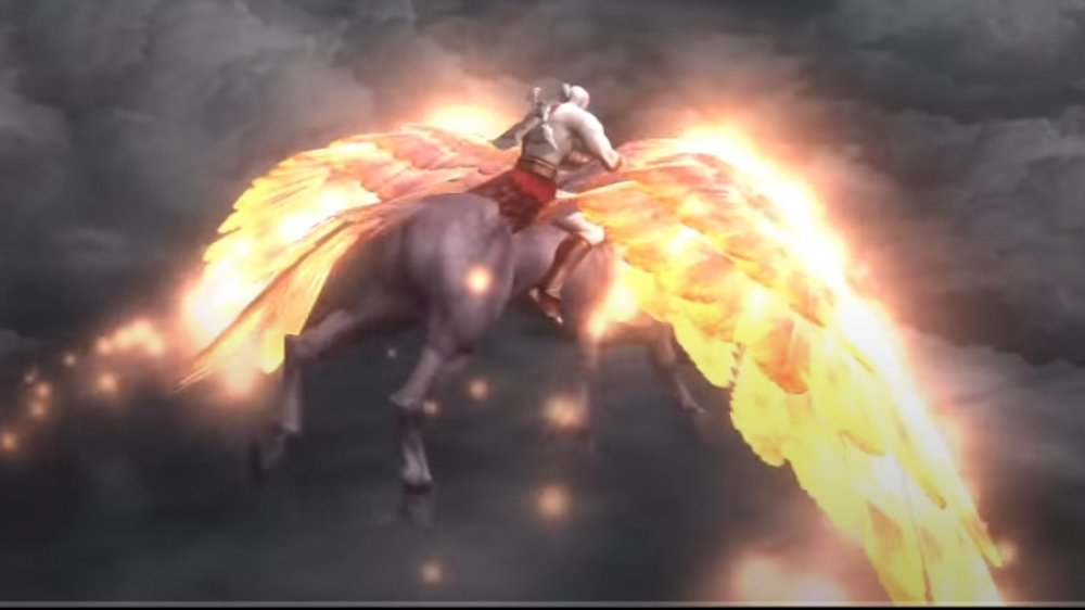 gow 2 pegasus and kratos