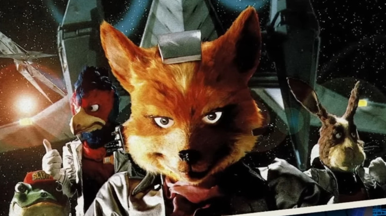 Original puppet promotional art for Star Fox