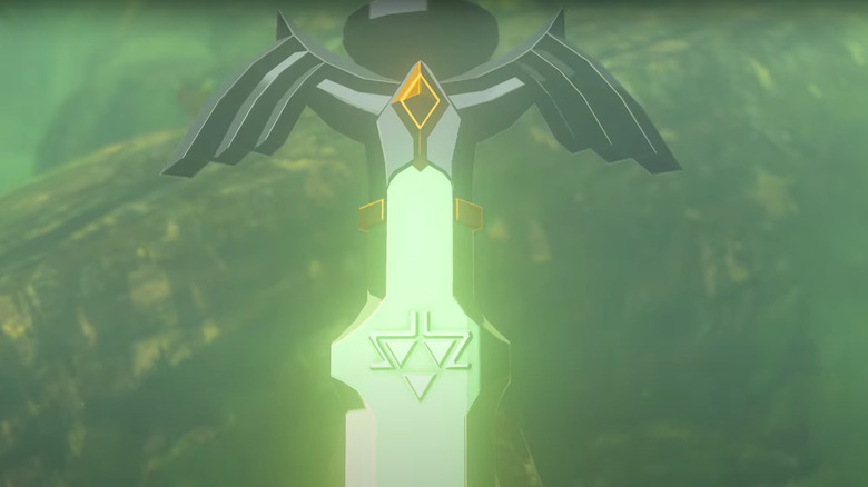 Master Sword glows