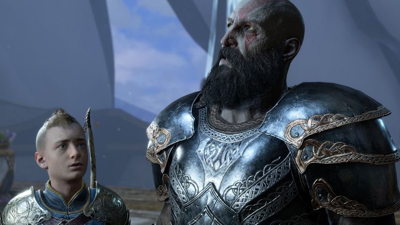 God of War Ragnarök Atreus and Kratos