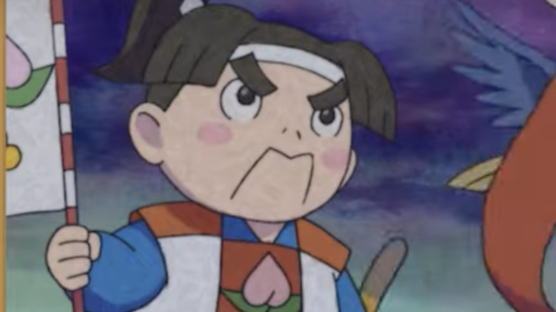 Momotaro  scowls