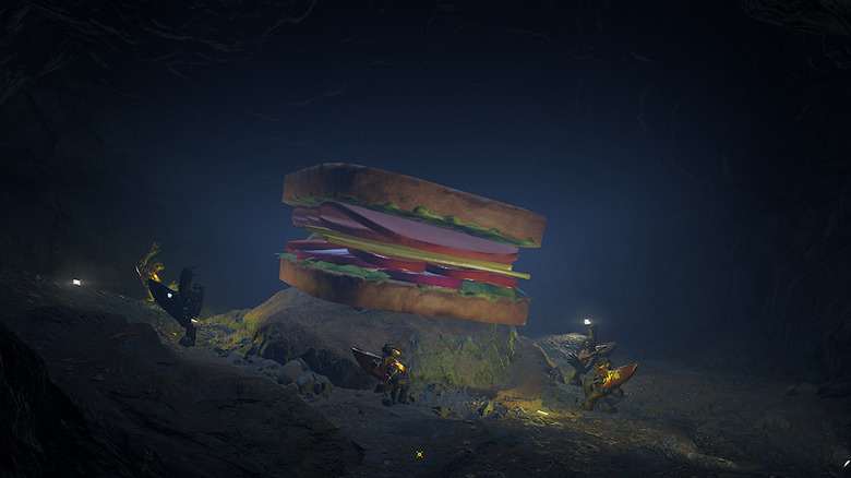 Halo Infinite giant sandwich Easter egg