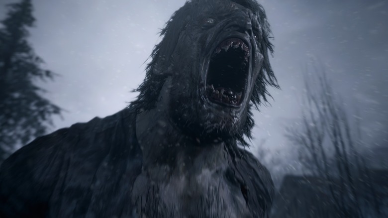resident evil 8 village lycan angry, resident evil 8 village lycan snarl, resident evil 8 village werewolf angry, resident evil 8 village werewolf snarl