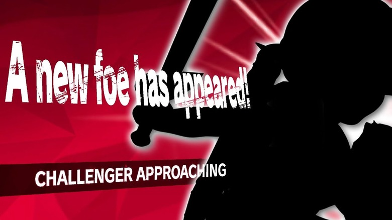 Super Smash Bros. Ultimate challenger approaching screen