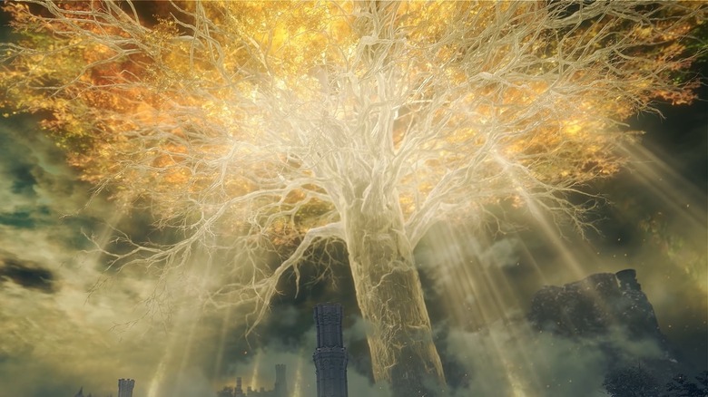 Elden Ring World Tree Glows