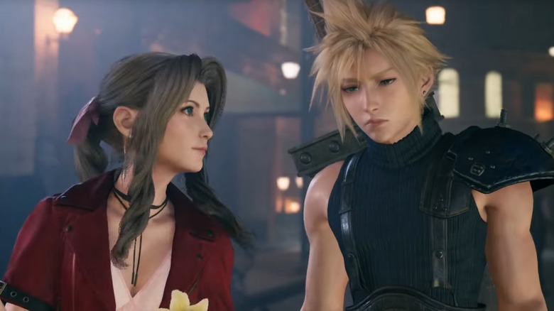 Final Fantasy 7 remake trailer cloud aeris