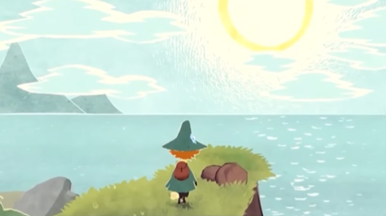 Snufkin ocean at sun rise