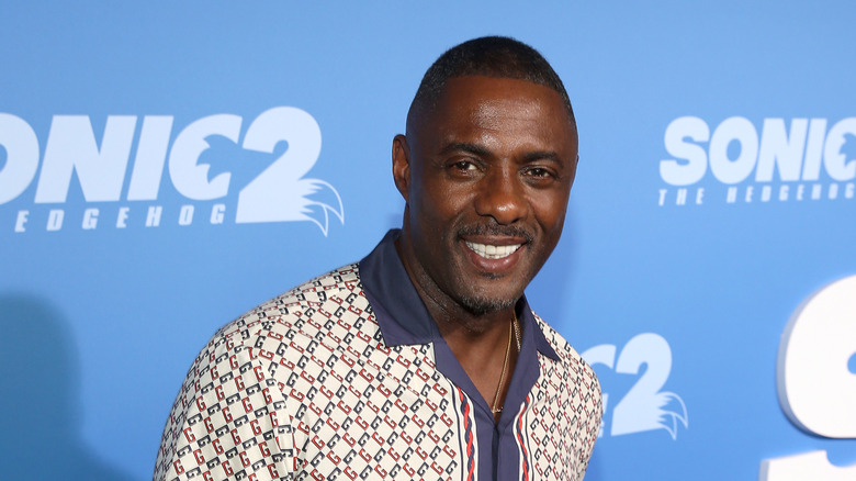 Idris Elba at Sonic 2 premier