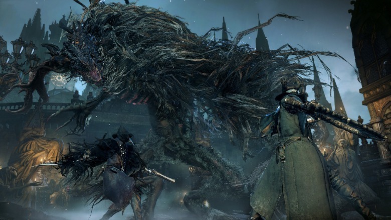 Hunters fight cleric beast